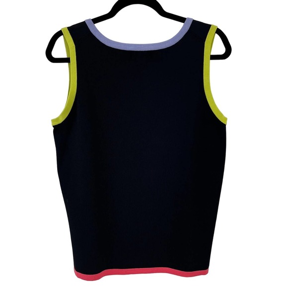 Studio G Y2K Black Purple Sleeveless Top 1X - Picture 4 of 4